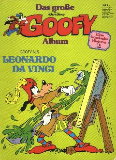 Goofy als Leonardo da Vinci