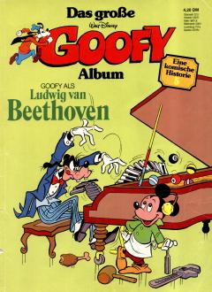 Goofy als Ludwig van Beethoven