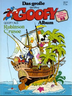 Goofy als Robinson Crusoe