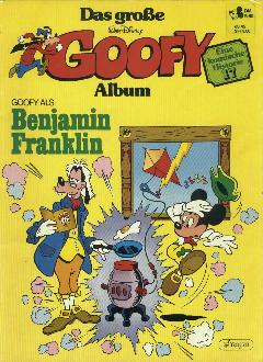 Goofy als Benjamin Franklin