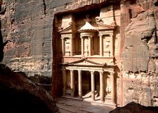 Felsenstadt Petra in Jordanien