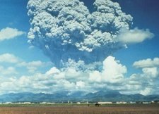 Mt. Pinatubo 1991 auf den Philippinen